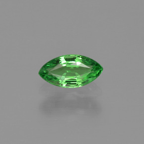 Grenat tsavorite vert naturelle marquise, 0,37 ct, VVS-VS