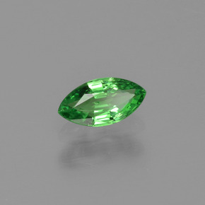 Grenat tsavorite vert naturelle marquise, 0,37 ct, VVS-VS