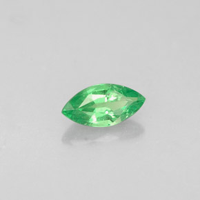 Grenat tsavorite vert naturelle marquise, 0,31 ct, VVS-VS