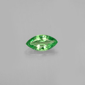 Grenat tsavorite vert naturelle marquise, 0,39 ct, VVS-VS