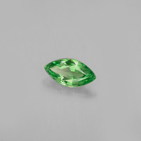 Grenat tsavorite vert naturelle marquise, 0,39 ct, VVS-VS
