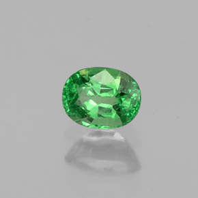 Grenat Tsavorite Vert naturelle Coupe ovale, 0.35 ct, VS-SI