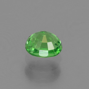 Grenat tsavorite vert naturelle coupe ovale, 0,46 ct, VS-SI