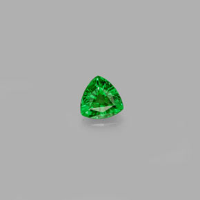 Grenat tsavorite vert naturelle trillion, 0,30 ct, VS