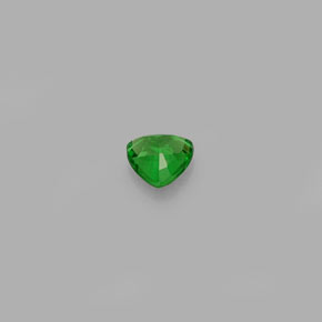 Grenat tsavorite vert naturelle trillion, 0,30 ct, VS