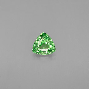 Grenat Tsavorite Vert chrome naturelle Trillion, 0.34 ct, VS