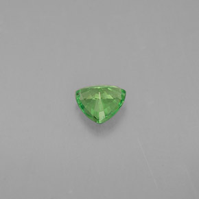 Grenat Tsavorite Vert chrome naturelle Trillion, 0.34 ct, VS