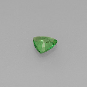 Grenat Tsavorite Vert chrome naturelle Trillion, 0.22 ct, VS