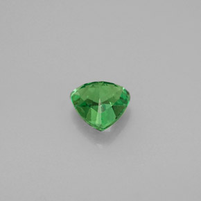 Grenat Tsavorite Vert éclatant naturelle Trillion, 0.37 ct, VS