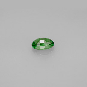 Grenat Tsavorite Vert éclatant naturelle Coupe ovale, 0.61 ct, VVS-VS