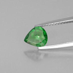 Grenat tsavorite vert naturelle en forme de poire, 0,94 ct, VS