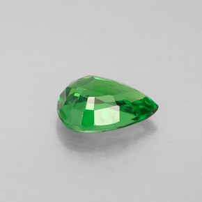 Grenat tsavorite vert naturelle en forme de poire, 1,05 ct, VS-SI