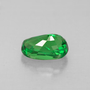 Grenat tsavorite vert naturelle coupe ovale, 1,20 ct, VS