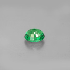 Grenat tsavorite vert naturelle coupe ovale, 1,04 ct, VVS-VS