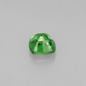 Grenat tsavorite vert naturelle coupe coussin, 0,76 ct, VVS-VS