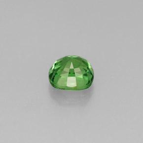 Grenat tsavorite vert naturelle coupe coussin, 0,76 ct, VS