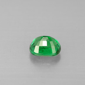 Grenat Tsavorite Vert chrome naturelle Coupe coussin, 0.59 ct, VS