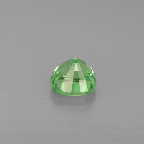 Grenat tsavorite vert naturelle coupe coussin, 0,54 ct, VS