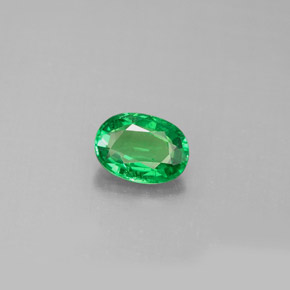Grenat Tsavorite Vert naturelle Coupe ovale, 1.14 ct, VS