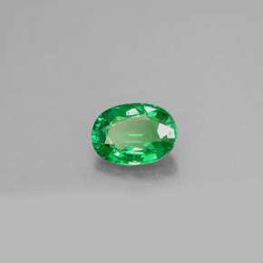 Grenat Tsavorite Vert naturelle Coupe ovale, 1.14 ct, VS