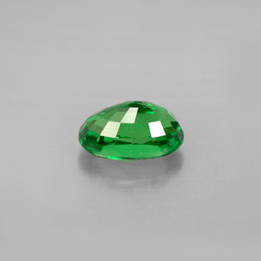 Grenat Tsavorite Vert chrome naturelle Coupe ovale, 1.40 ct, VS