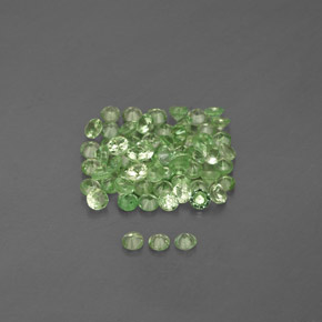 Achetez naturel ct vert grenat tsavorite gems, coupe roude, en provenance tanzanie chez gemselect. en stock, livraison internationale!