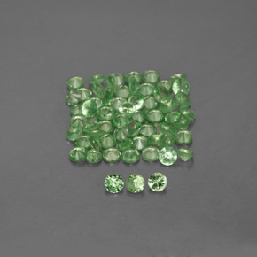 Achetez naturel ct vert grenat tsavorite gems, coupe roude, en provenance tanzanie chez gemselect. en stock, livraison internationale!