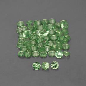 Achetez naturel ct vert grenat tsavorite gems, coupe roude, en provenance tanzanie chez gemselect. en stock, livraison internationale!