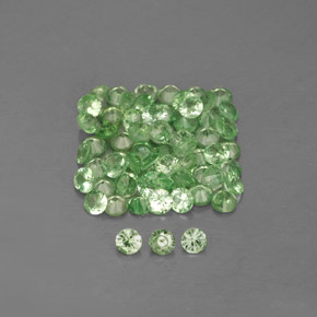 Achetez naturel ct Vert Grenat Tsavorite gems, Coupe roude, En provenance Tanzanie chez GemSelect. En stock, livraison internationale!