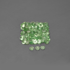 Achetez naturel ct Vert Grenat Tsavorite gems, Coupe roude, En provenance Tanzanie chez GemSelect. En stock, livraison internationale!