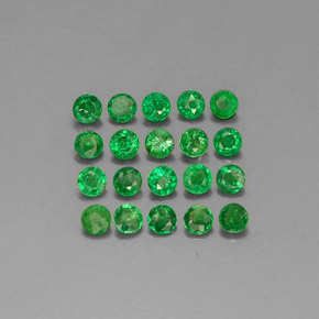 Achetez naturel ct vert grenat tsavorite gems, coupe roude, en provenance tanzanie chez gemselect. en stock, livraison internationale!