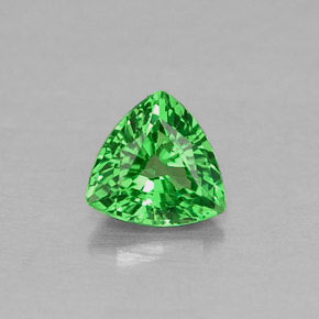 Grenat Tsavorite Vert naturelle Trillion, 0.28 ct, VVS-VS