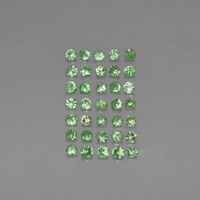 Achetez naturel ct Vert chrome Grenat Tsavorite gems, Coupe roude, En provenance Tanzanie chez GemSelect. En stock, livraison internationale!