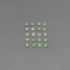 Achetez naturel ct vert grenat tsavorite gems, coupe roude, en provenance tanzanie chez gemselect. en stock, livraison internationale!