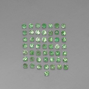 Achetez naturel ct Vert chrome Grenat Tsavorite gems, Coupe roude, En provenance Tanzanie chez GemSelect. En stock, livraison internationale!