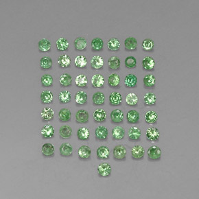 Achetez naturel ct Vert chrome Grenat Tsavorite gems, Coupe roude, En provenance Tanzanie chez GemSelect. En stock, livraison internationale!