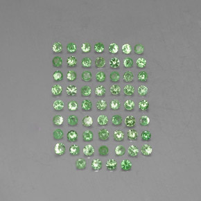 Achetez naturel ct vert grenat tsavorite gems, coupe roude, en provenance tanzanie chez gemselect. en stock, livraison internationale!