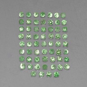 Achetez naturel ct vert grenat tsavorite gems, coupe roude, en provenance tanzanie chez gemselect. en stock, livraison internationale!
