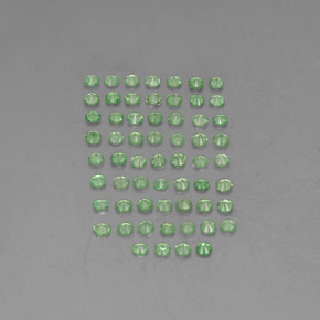 Achetez naturel ct vert grenat tsavorite gems, coupe roude, en provenance tanzanie chez gemselect. en stock, livraison internationale!