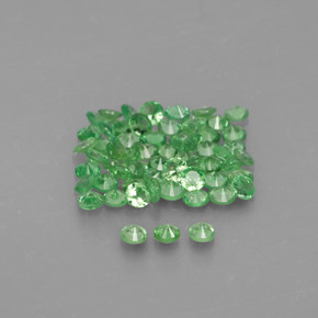 Achetez naturel ct vert grenat tsavorite gems, coupe roude, en provenance tanzanie chez gemselect. en stock, livraison internationale!