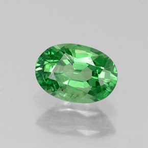 Grenat Tsavorite Vert naturelle Coupe ovale, 0.64 ct, SI