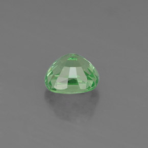 Grenat tsavorite vert naturelle coupe coussin, 0,53 ct, VVS-VS
