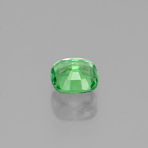 Grenat tsavorite vert naturelle coupe coussin, 0,44 ct, VVS-VS