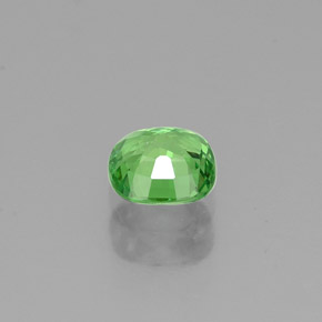 Grenat tsavorite vert naturelle coupe coussin, 0,48 ct, VVS-VS