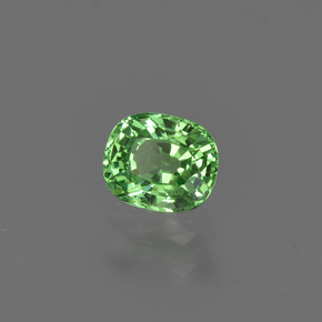 Grenat tsavorite vert naturelle coupe ovale, 0,54 ct, VVS-VS