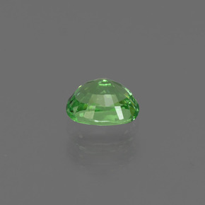 Grenat tsavorite vert naturelle coupe ovale, 0,54 ct, VVS-VS