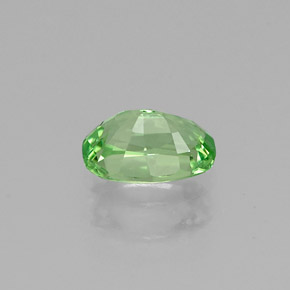 Grenat tsavorite vert naturelle coupe coussin, 0,54 ct, VVS-VS