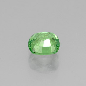 Grenat tsavorite vert naturelle coupe coussin, 0,50 ct, VS