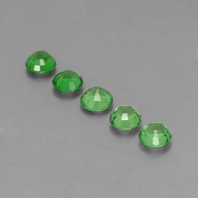 Achetez naturel ct vert grenat tsavorite gems, coupe roude, en provenance tanzanie chez gemselect. en stock, livraison internationale!