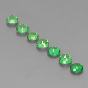 Achetez naturel ct vert grenat tsavorite gems, coupe roude, en provenance tanzanie chez gemselect. en stock, livraison internationale!